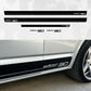 VW Transporter T6 Edition 30 Side Stripe Decal kit featuring black stripes and "edition 30" lettering.