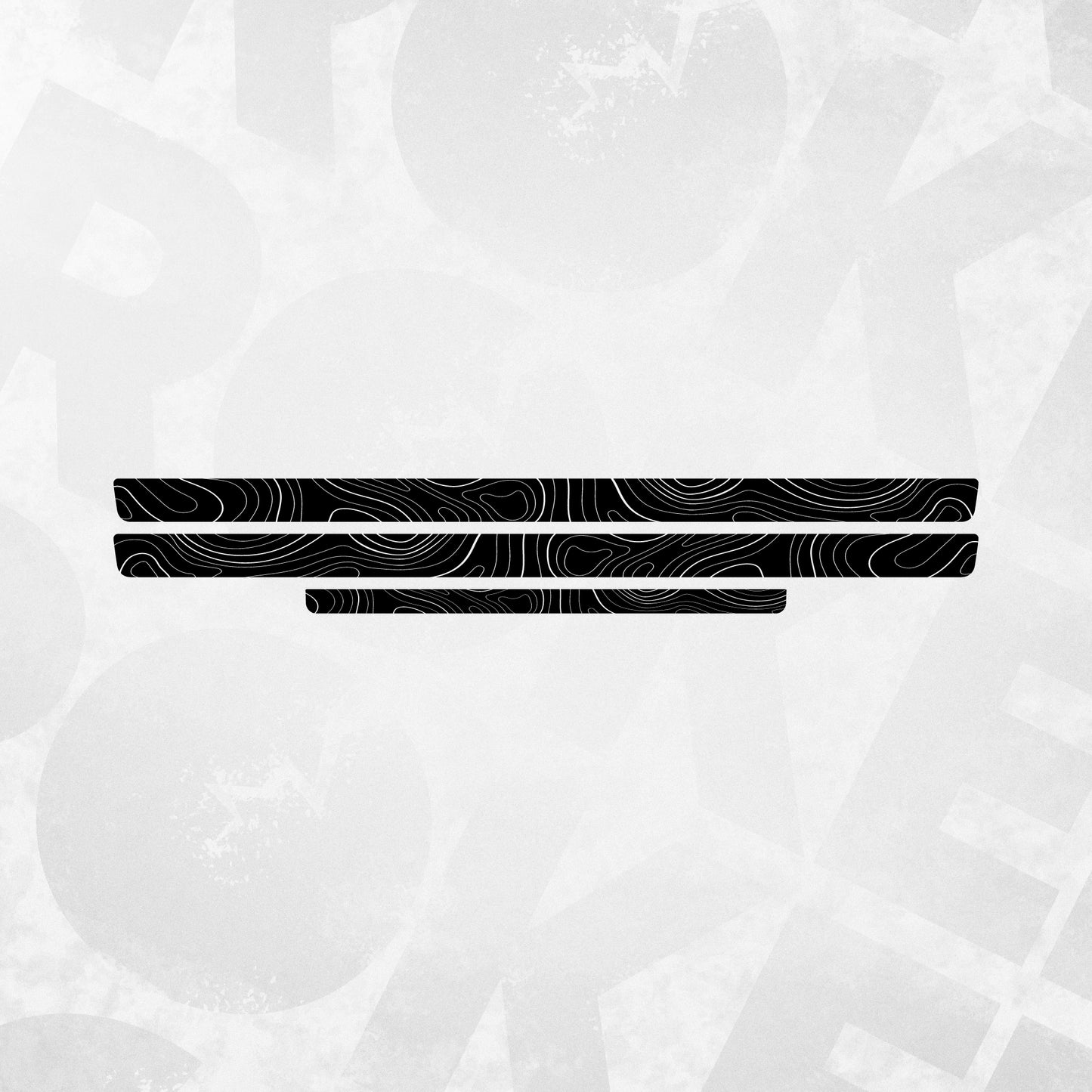 topographic stripe kit for van