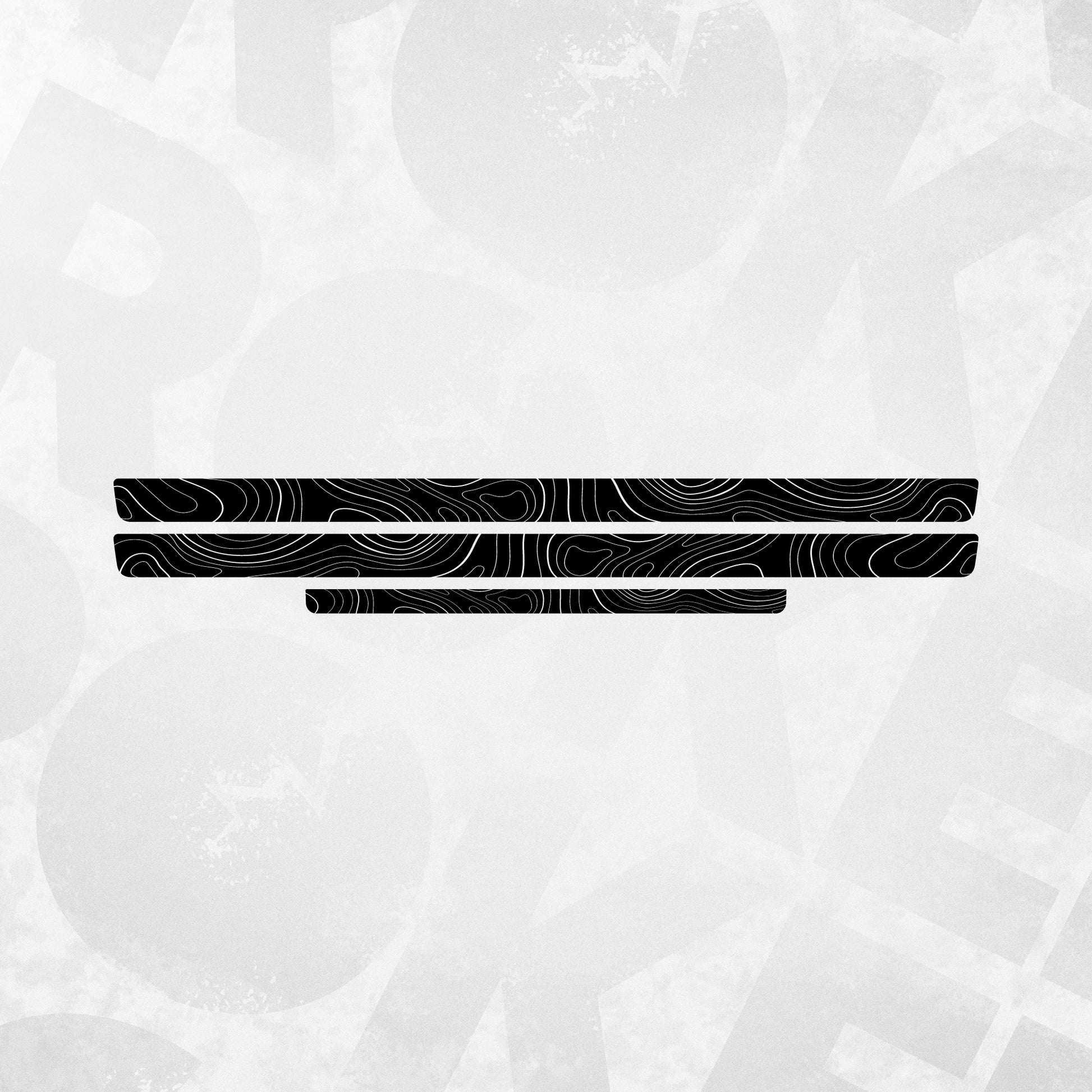 topographic stripe kit for van
