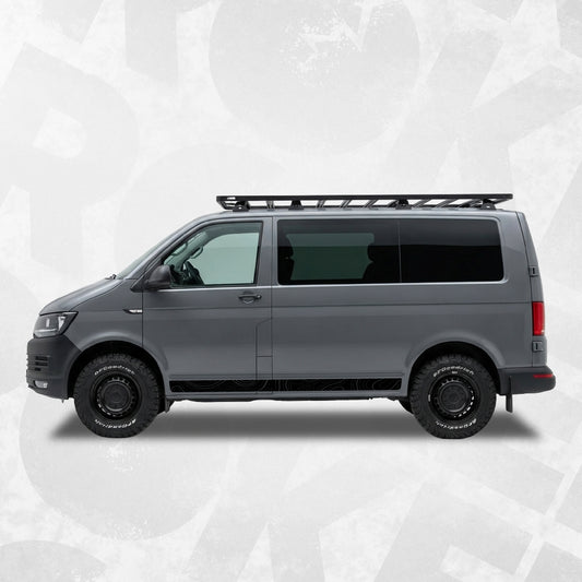 volkswagen transporter side stripe topographic