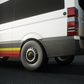 Side stripe wrap decal for 2014 Mercedes Benz Sprinter