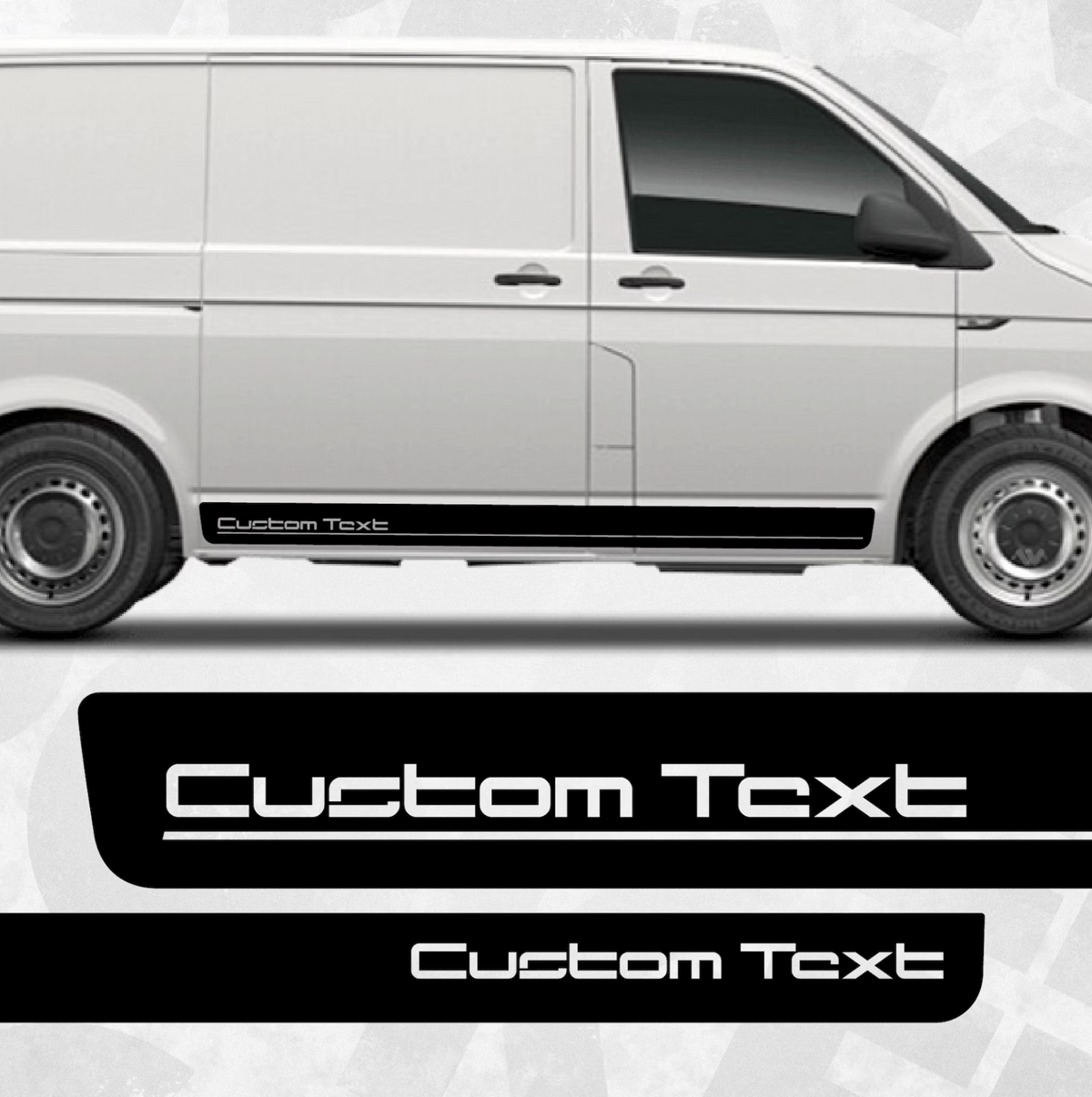 Multivan Sticker Custom Text Volkswagen Multivan Transporter side decals