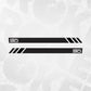 Volkswagen EDITION 30 side stripe decals