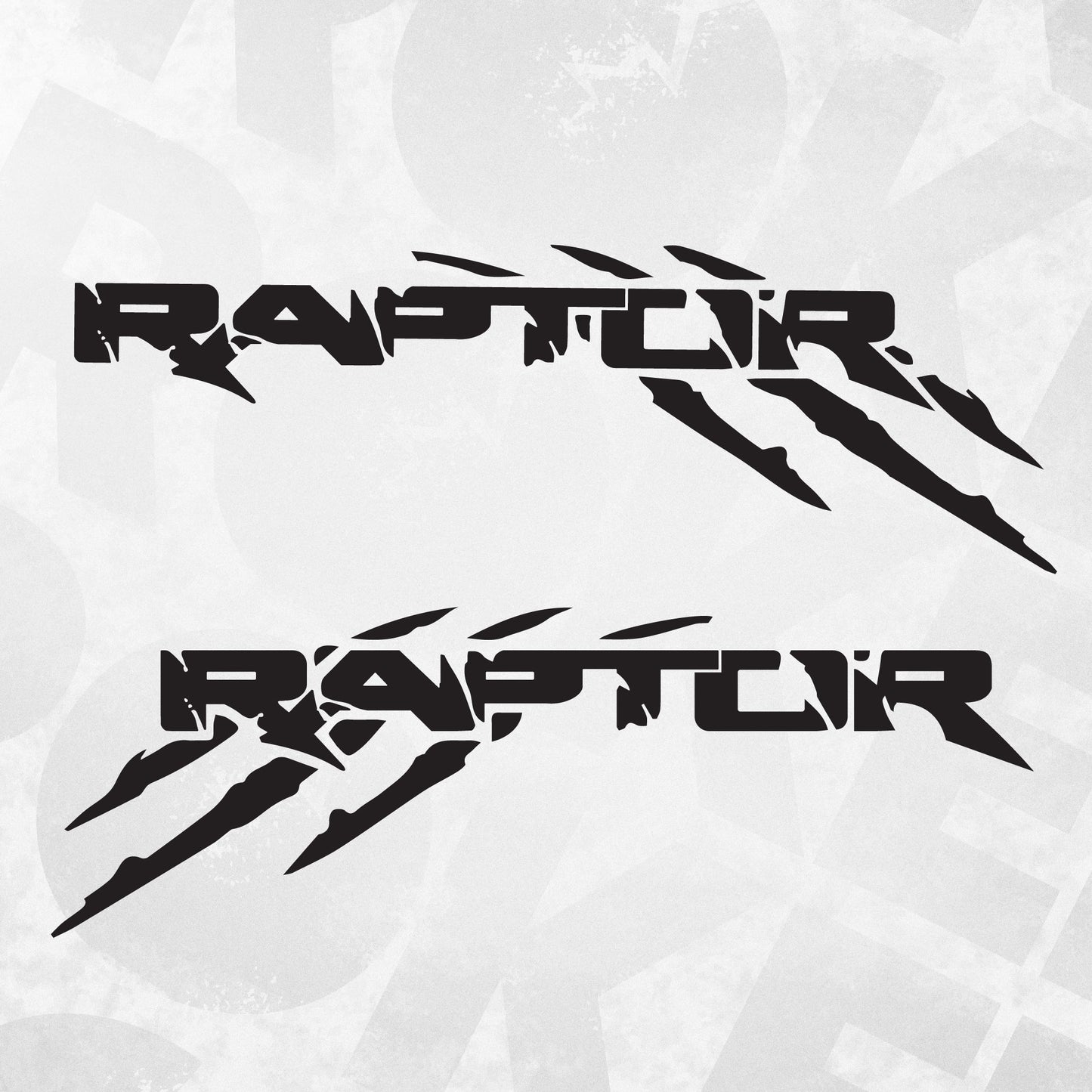 Ford Raptor F150 bedside claw decals