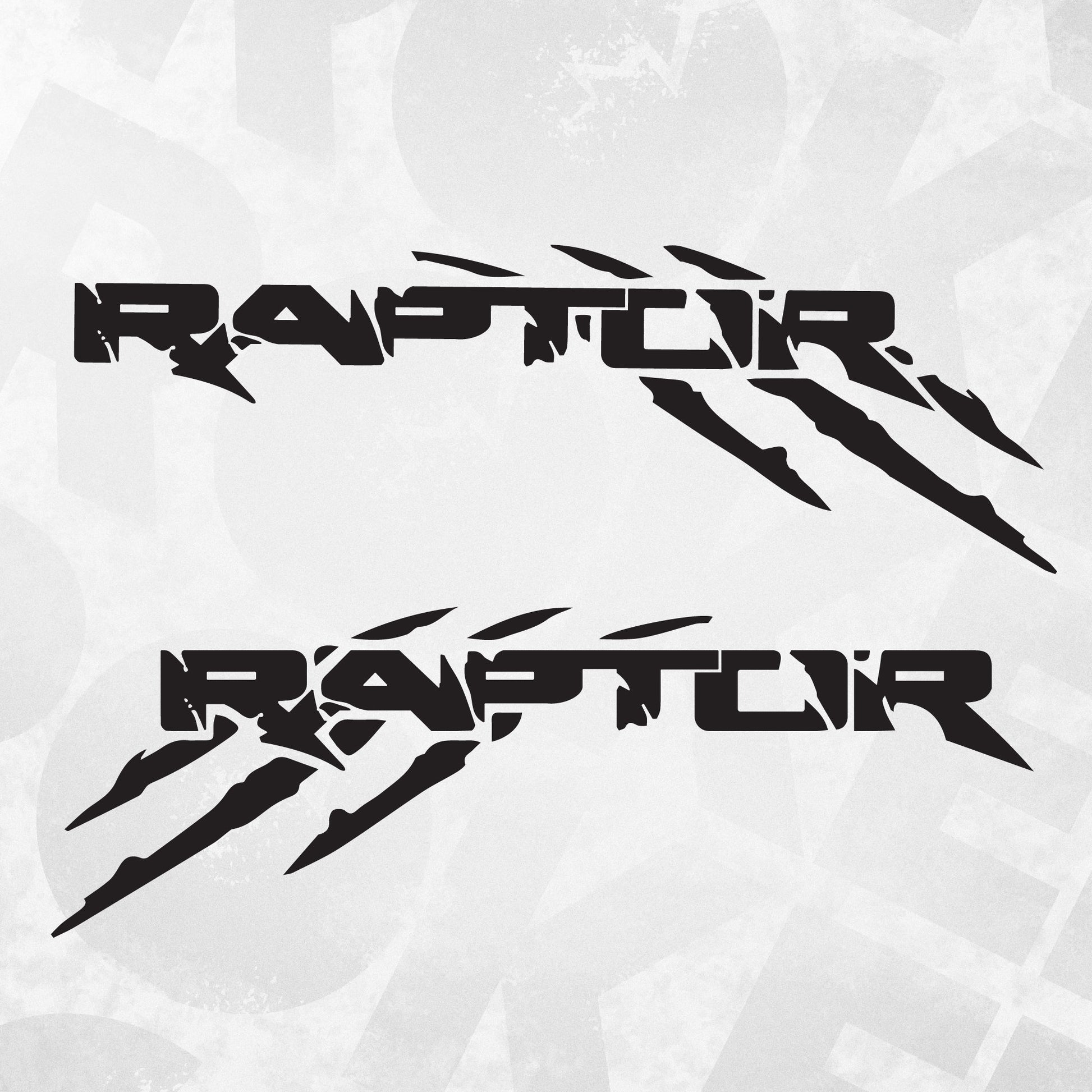 Ford Raptor F150 bedside claw decals