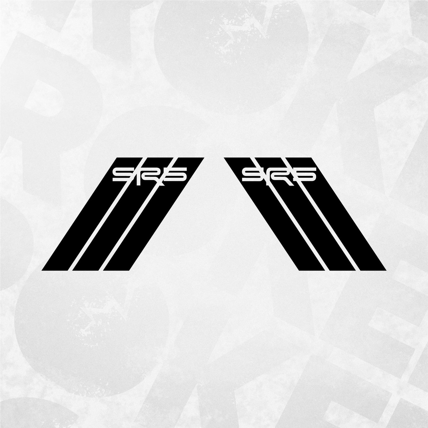 4runner SR5 Window Decal, Retro Racing Stripes for Quarter Panel Window, Graphic kit for Toyota 4runner
