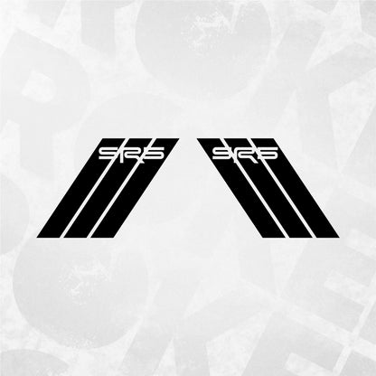 4runner SR5 Window Decal, Retro Racing Stripes for Quarter Panel Window, Graphic kit for Toyota 4runner