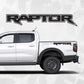 Ford Raptor decal, Outlined Bedside Truck Car Vinyl decals, fits Ford Raptor truck, set of 2