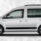 VW CADDY custom text logo decal - side stripe graphics sticker kit with your text, company name, logo, website