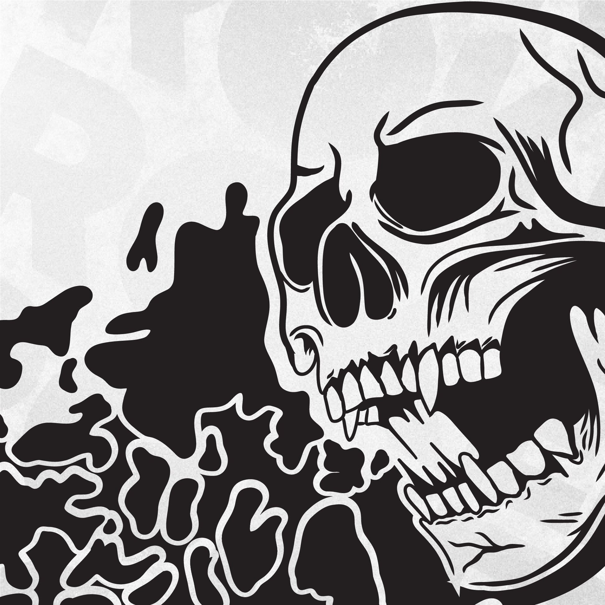 4Runner Window Decal - Nightmare Skull Graphics - Fits Toyota 4runner 5th generation - Set of 2