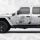 Jeep decal - Skull beach surf graphics