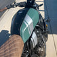 Motorcycle fuel tank racing stripes