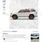 TOYOTA 4runner 40th anniversary edition printed decals
