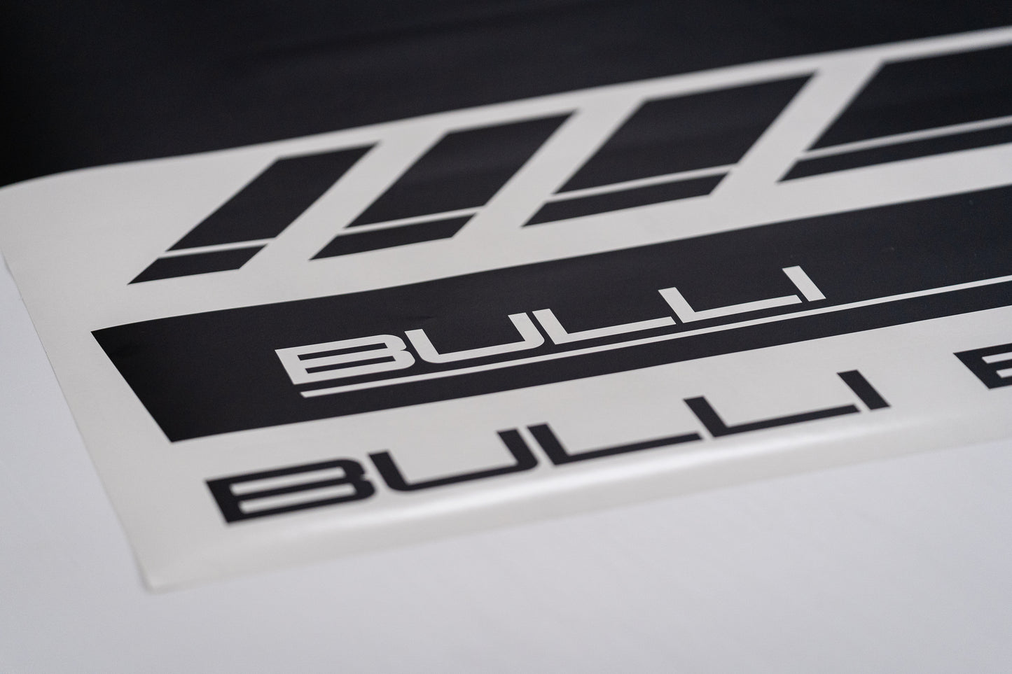 CUSTOM TEXT Volkswagen Transporter side stripe decals