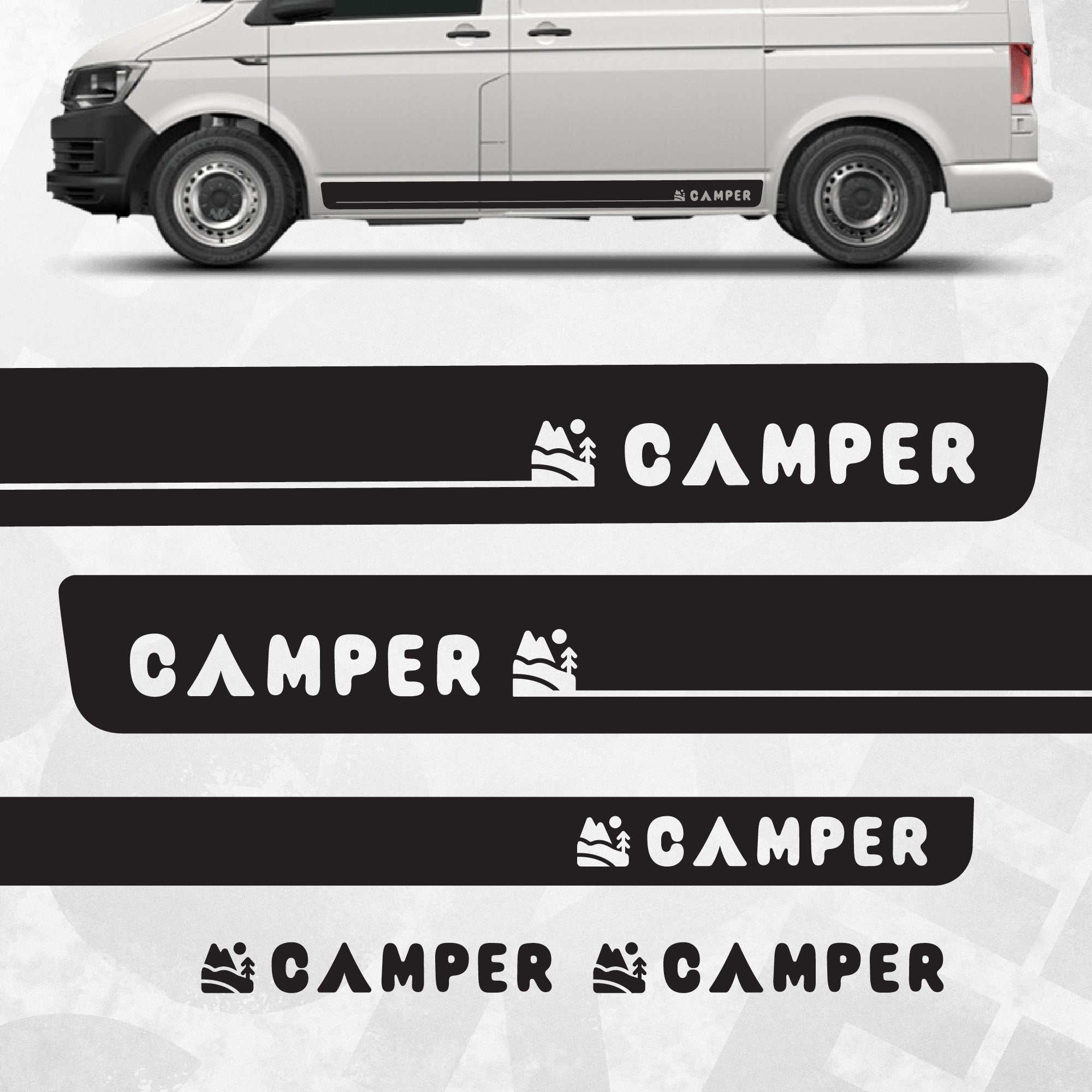 Multivan Sticker VW Transporter Multivan side stripe decal - CAMPER